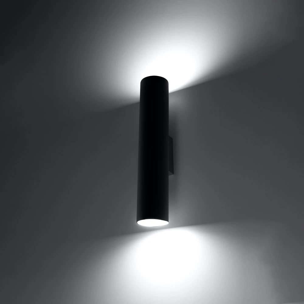 Sollux Lighting Sollux Sieninis šviestuvas LAGOS 2 juodas