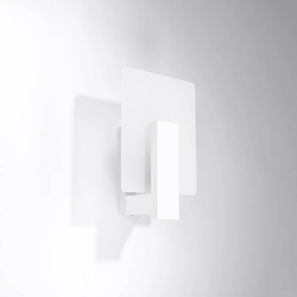 Sollux Lighting Sieninis šviestuvas LAPPO baltas