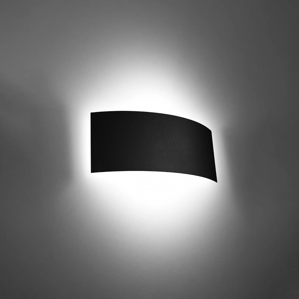 Sollux Lighting Sieninis šviestuvas MAGNUS juodas
