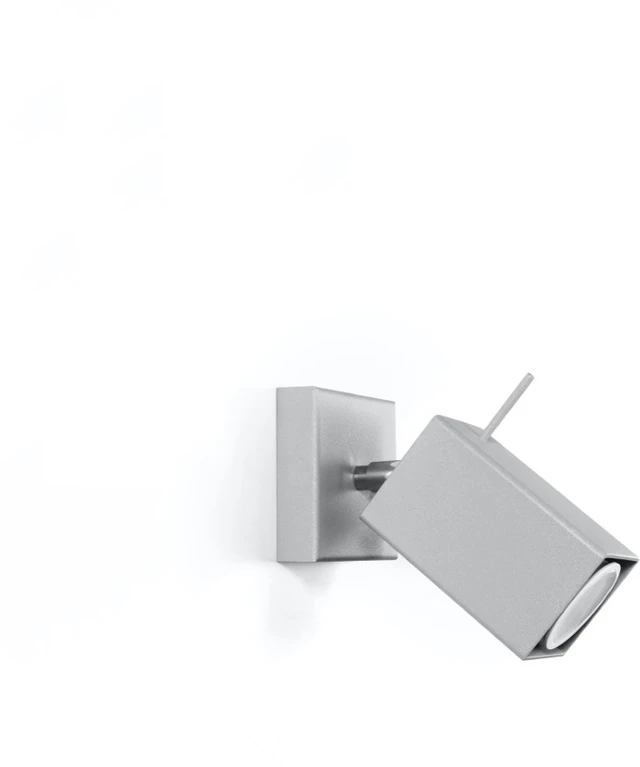 Sollux Lighting Sieninis šviestuvas MERIDA 1 pilkas
