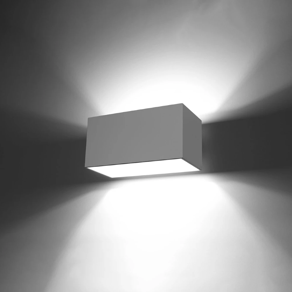 Sollux Lighting Sieninis šviestuvas QUAD MAXI baltas