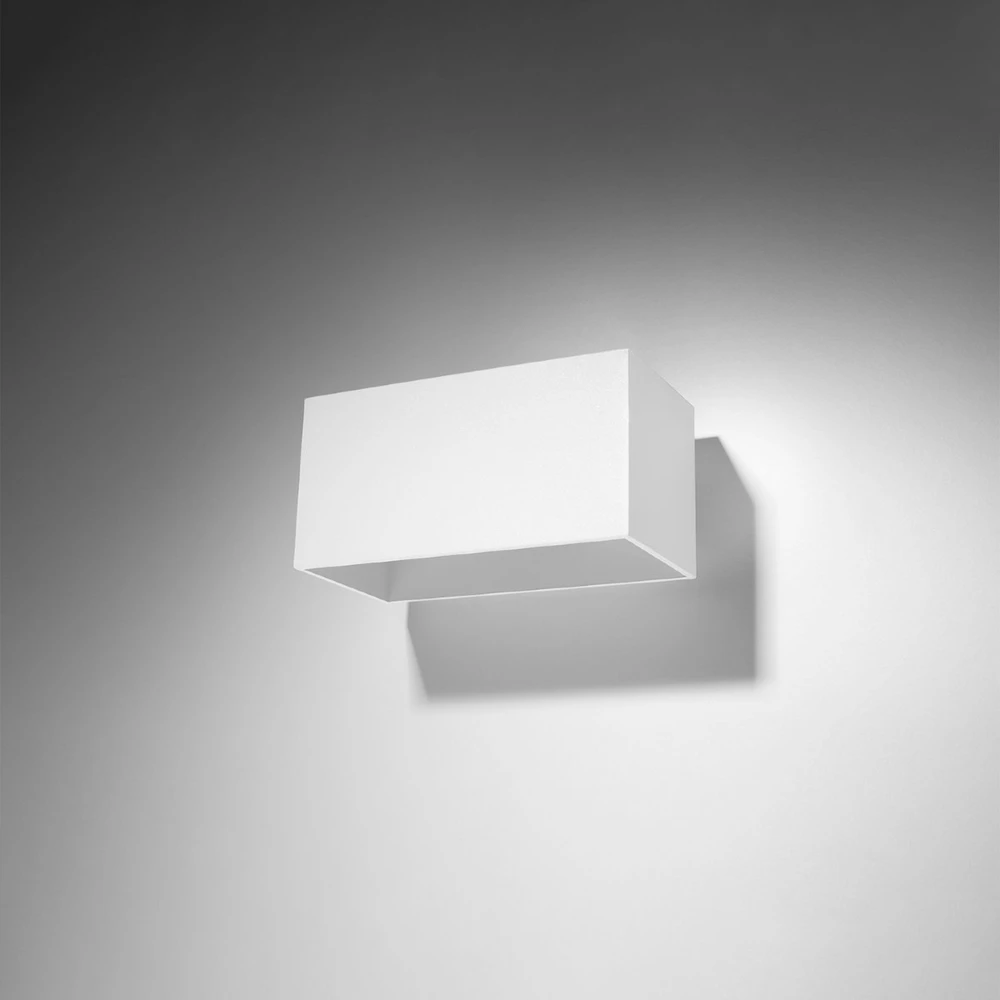 Sollux Lighting Sieninis šviestuvas QUAD MAXI baltas