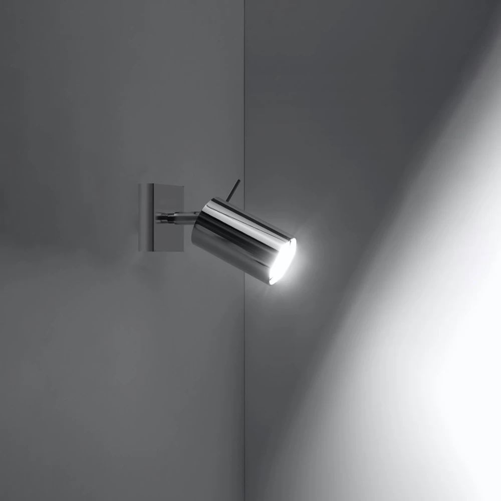 Sollux Lighting Sieninis šviestuvas RING chromas