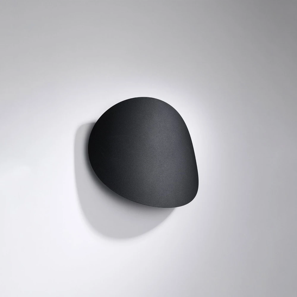 Sollux Lighting Sieninis šviestuvas SENSES juodas