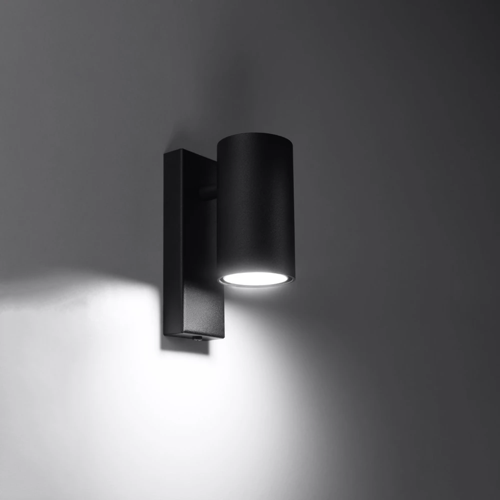 Sollux Lighting Sieninis šviestuvas UTTI juodas
