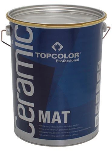 Sienų dažai su keramikos priedais TOPCOLOR CERAMIC MAT, visiškai matiniai, CLR bazė, 5 l