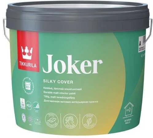 Sienų ir lubų dažai TIKKURILA JOKER, matiniai, C bazė, 2,7 l