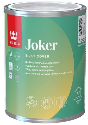 Sienų ir lubų dažai TIKKURILA JOKER, matiniai, C bazė, 2,7 l