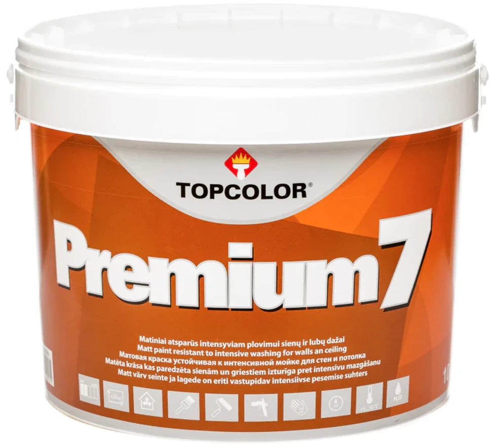 Sienų ir lubų dažai TIKKURILA JOKER, matiniai, baltos sp., A bazė, 2,7 l