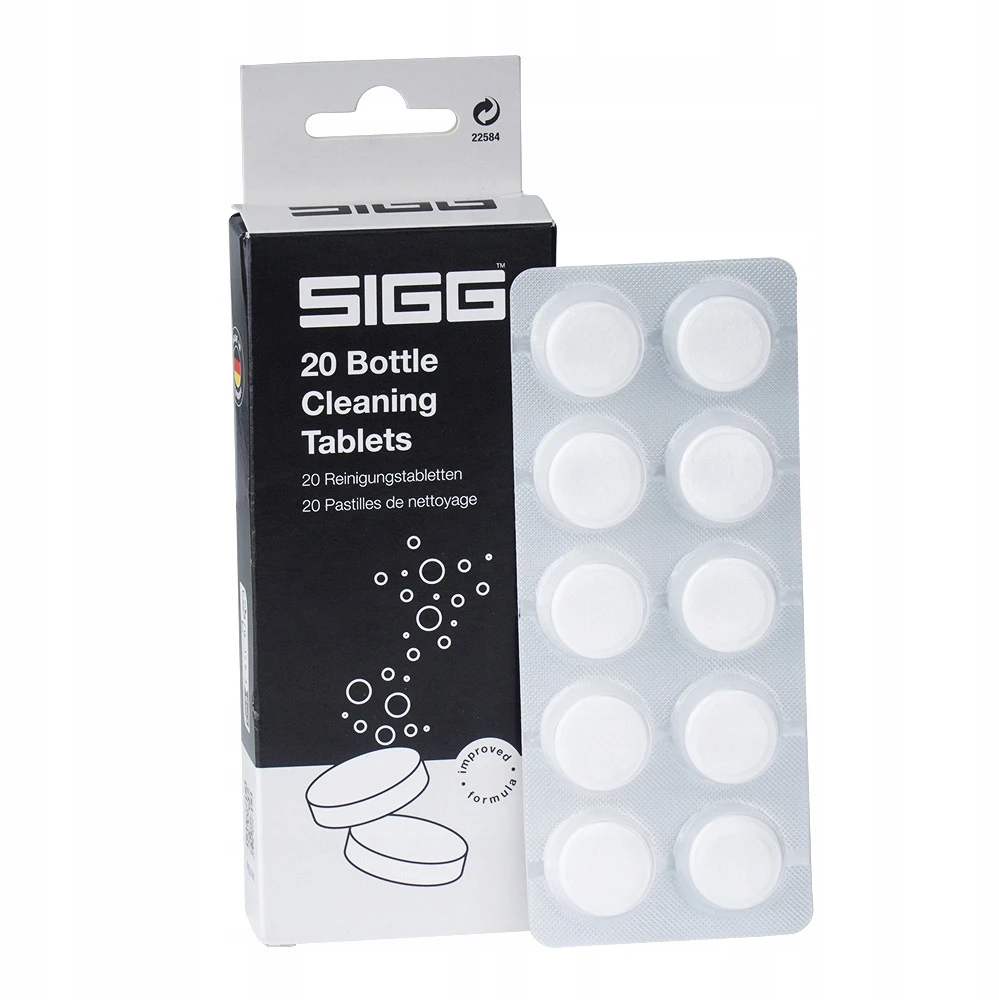 Sigg Valymo tabletės termosams ir buteliams, 20 vnt.