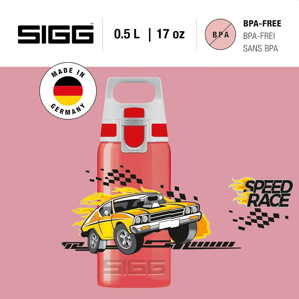 Sigg Viva One Speed Race gertuvė vaikams, 0.5l, raudona