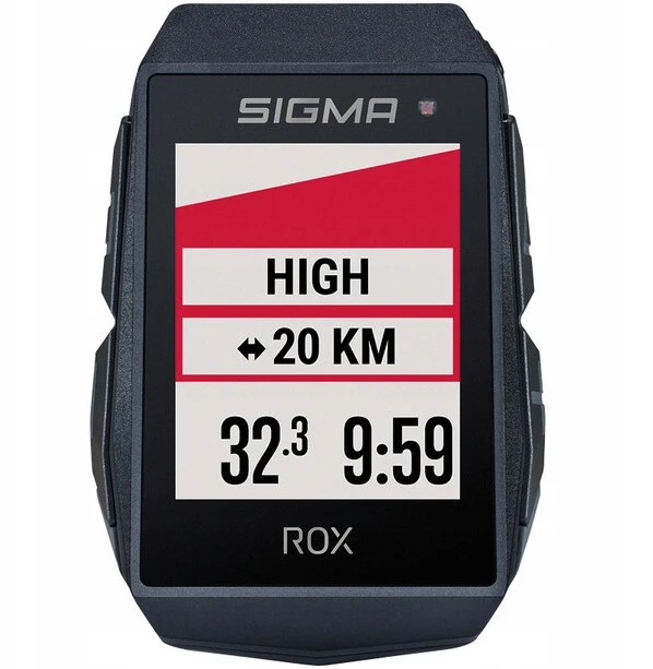 Sigma Sport ROX 11.1 Evo GPS dviračio kompiuteris, Juodas