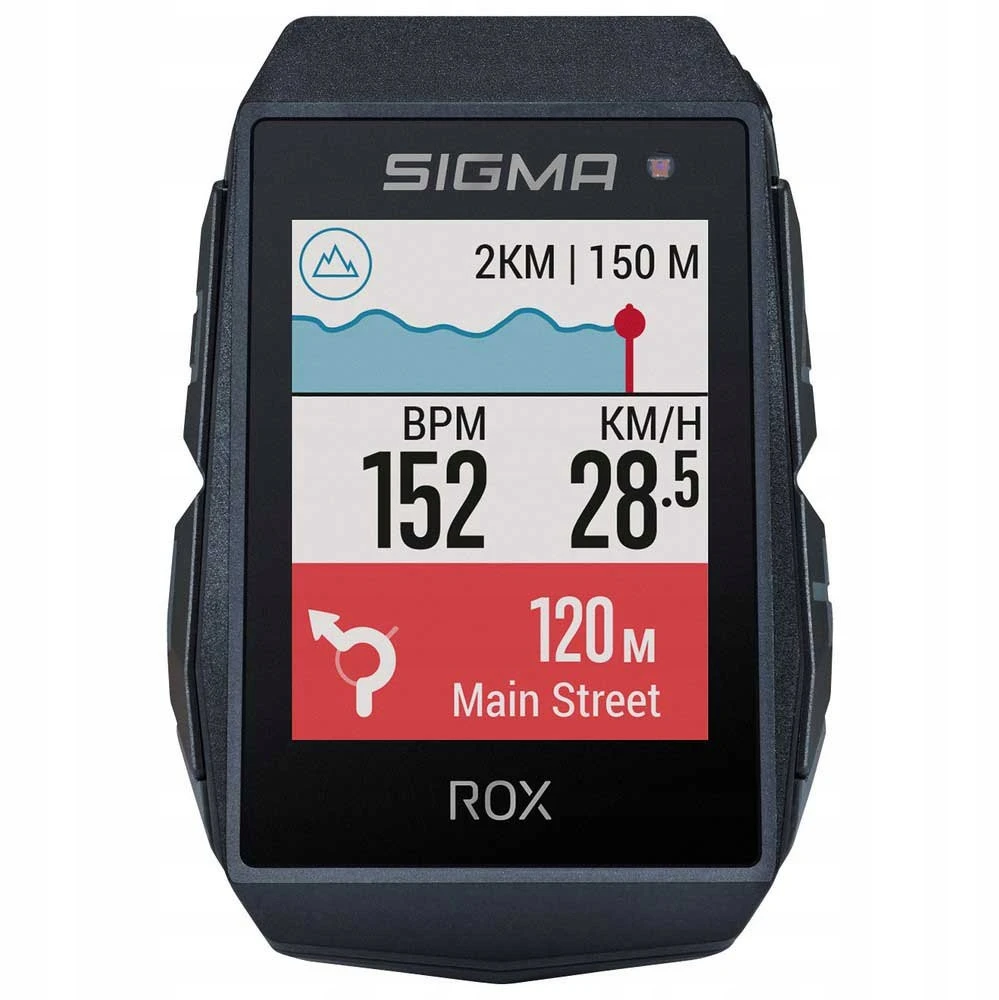 Sigma Sport ROX 11.1 Evo GPS dviračio kompiuteris, Juodas