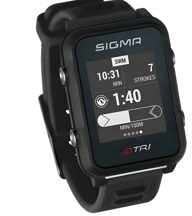 Išmanusis laikrodis Sigma Širdies ritmo monitorius iD.TRI BASIC Juodas 24200