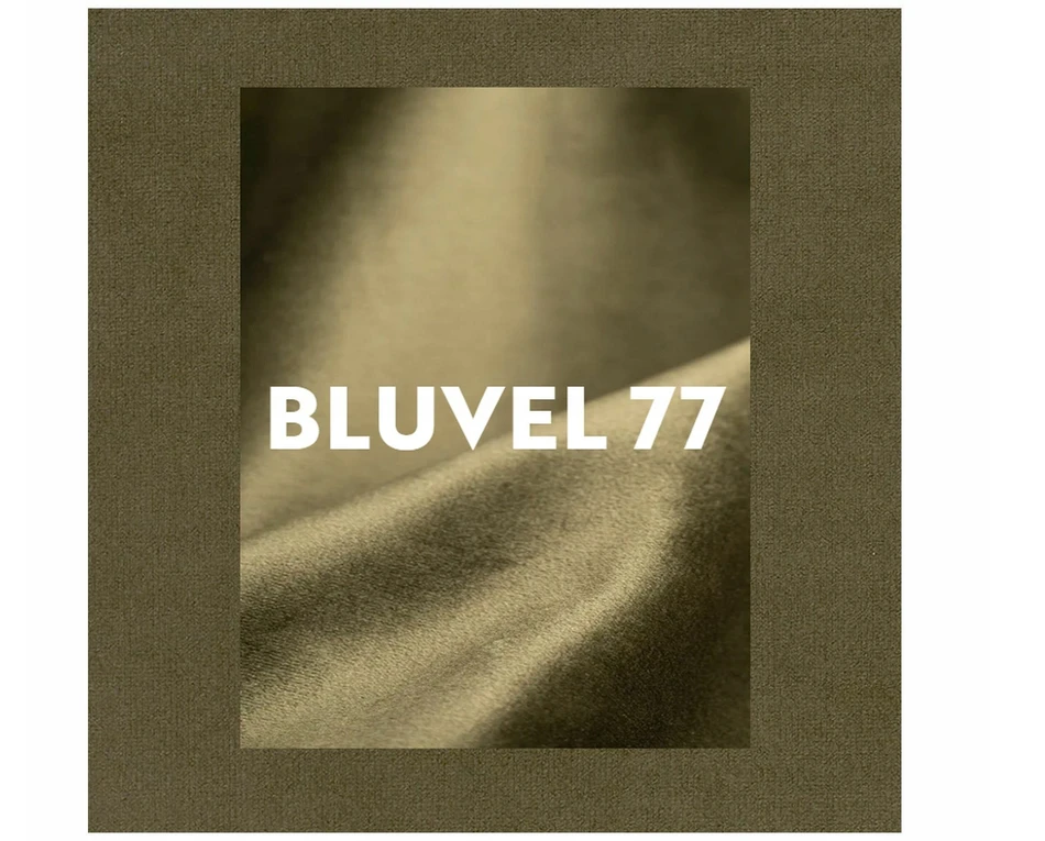 Signal Meble Signal 4-ių kėdžių komplektas Ralph Velvet, žalias