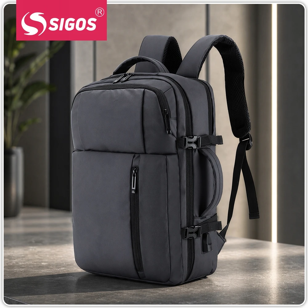 Sigos Kabinos kuprinė, skirta lėktuvo USB rankiniam bagažui verslo nešiojamam kompiuteriui PREMIUM