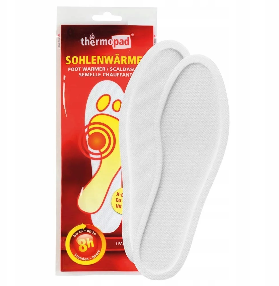 Vokietija Thermopad Foot warmer 10 porų pėdų šildytuvas - XL (42-43)