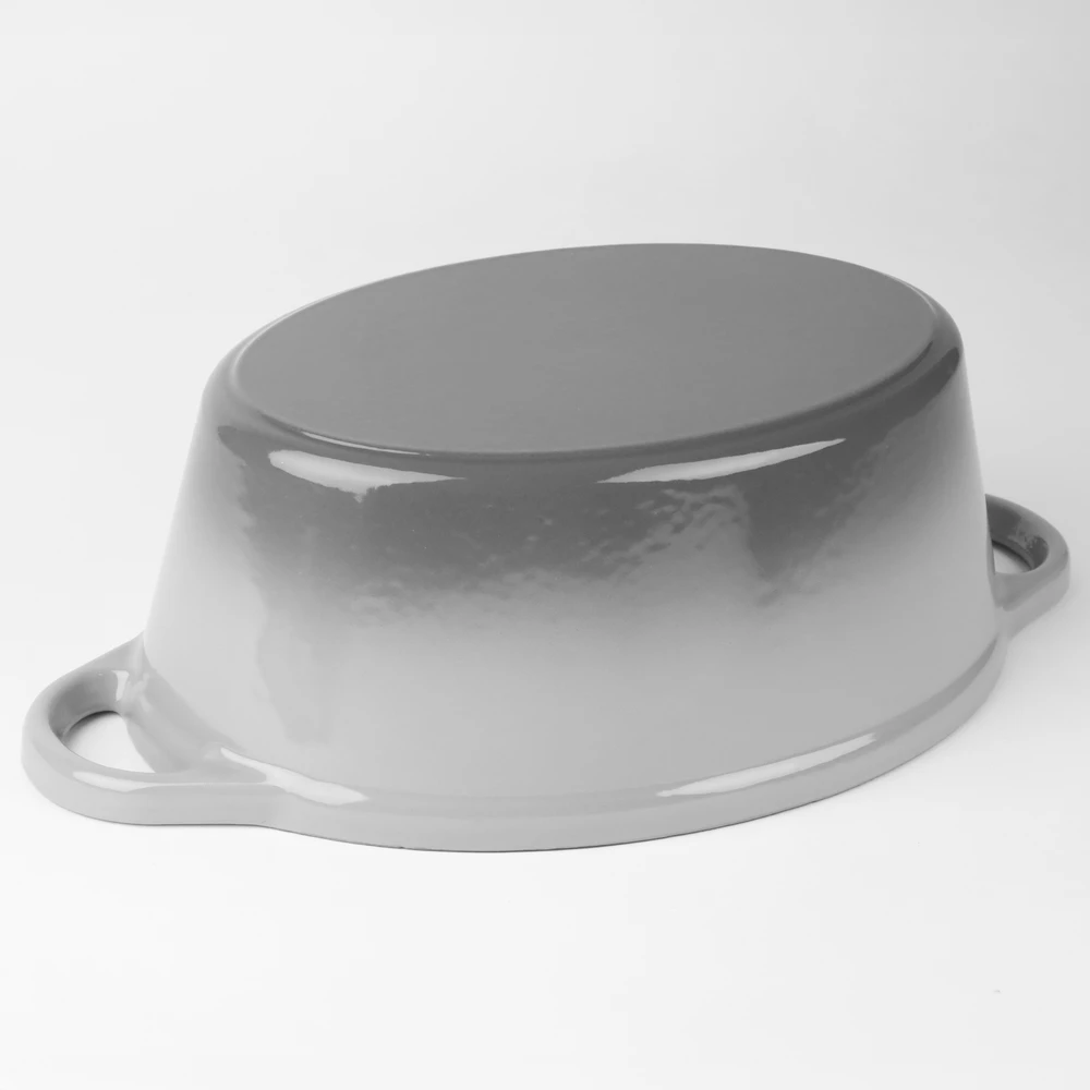 Silesia Emalia Emaliuota ketaus kepimo skarda 29cm pilka INDUKCINĖ DUJINĖ ORŠTINĖ