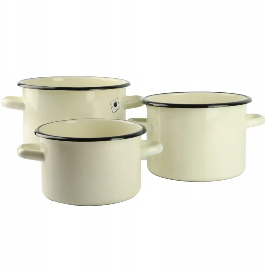 Silesia Emalia Emaliuotas puodas 3l 18cm