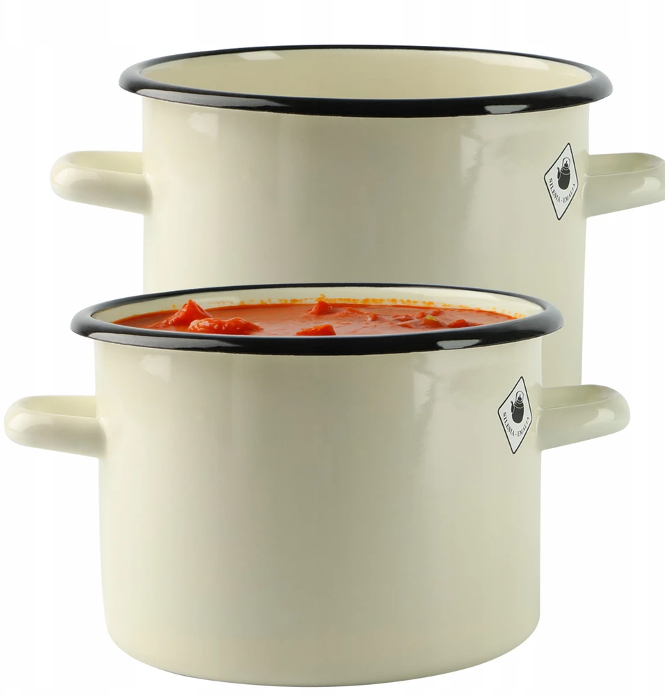 Silesia Emalia Emaliuotas puodas 3l 18cm