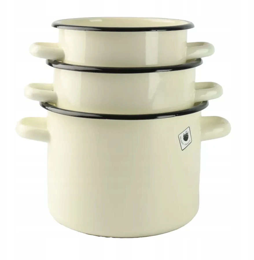 Silesia Emalia Emaliuotas puodas 3l 18cm