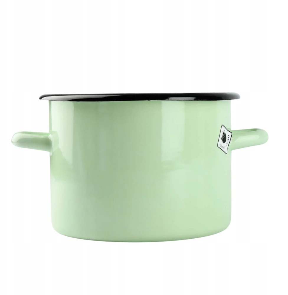 Silesia Emalia TRADICINIS EMALINIS PUODAS 3 L 18 cm DUJŲ INDUKCINIS CELACEAL