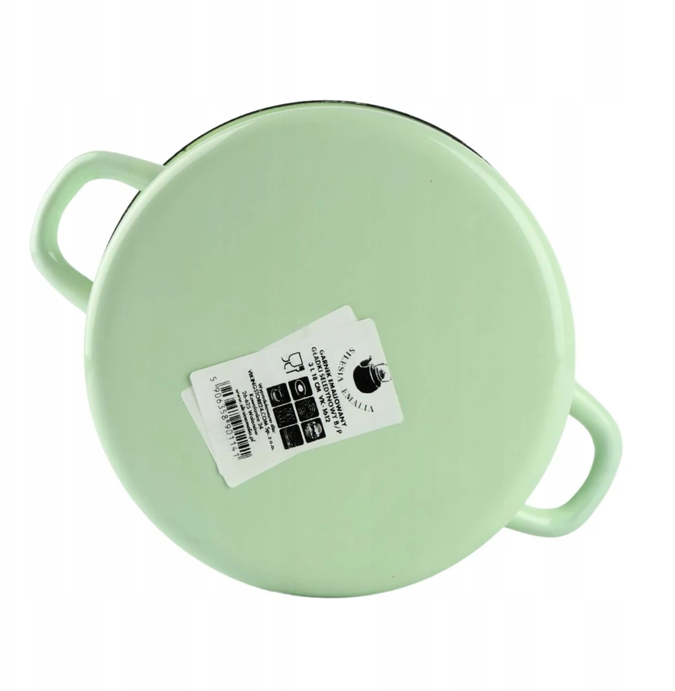 Silesia Emalia TRADICINIS EMALINIS PUODAS 3 L 18 cm DUJŲ INDUKCINIS CELACEAL