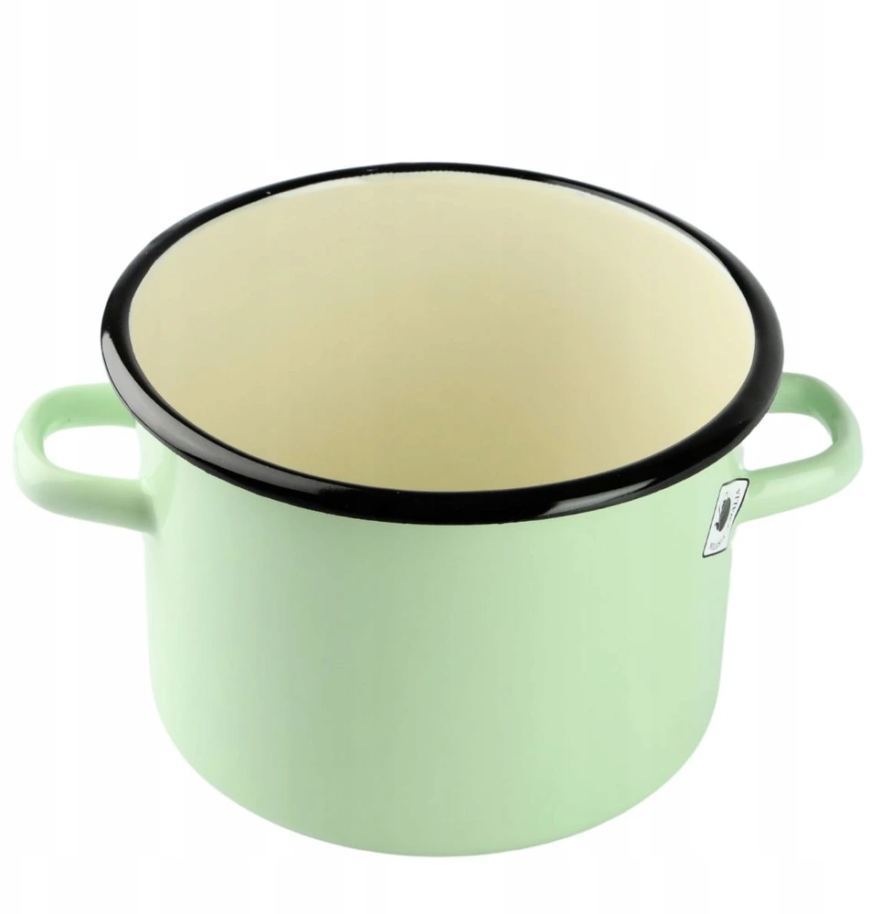Silesia Emalia TRADICINIS EMALINIS PUODAS 3 L 18 cm DUJŲ INDUKCINIS CELACEAL