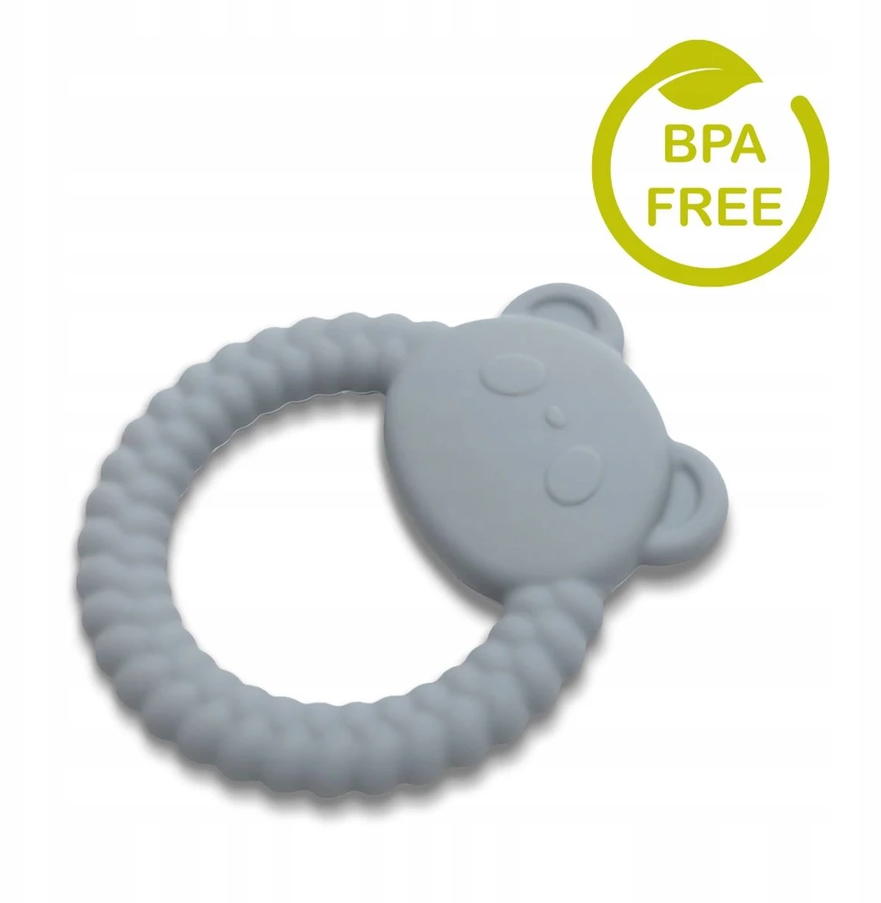 Silikoniniai dantų dantukai Sensory PANDA Baby 0m+ Lorelli