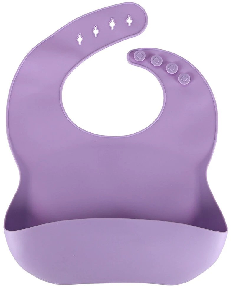 KIK Vaikiškų silikoninių įrankių rinkinys 8 vnt violetinės spalvos