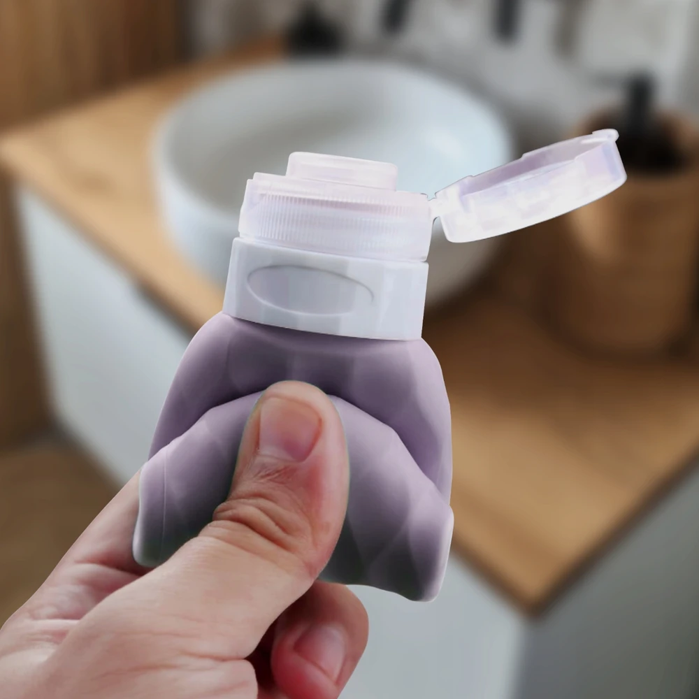 Silikoniniai kelioniniai buteliukai lėktuvo bagažui Peterson kosmetikai, 90ml
