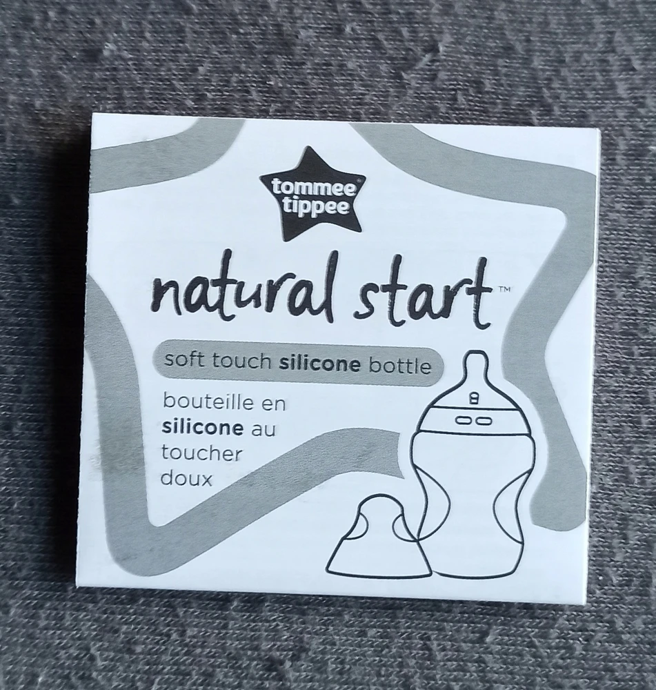 SILIKONINIS BUTELIS Tommee Tippee Closer to Nature Minkštas jausmas, 0m+ 2 vnt.