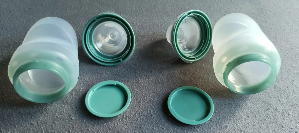 SILIKONINIS BUTELIS Tommee Tippee Closer to Nature Minkštas jausmas, 0m+ 2 vnt.