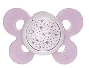 Silikoninis čiulptukas Chicco Physio 059072, rožinis, 16+ mėn, 1 vnt.