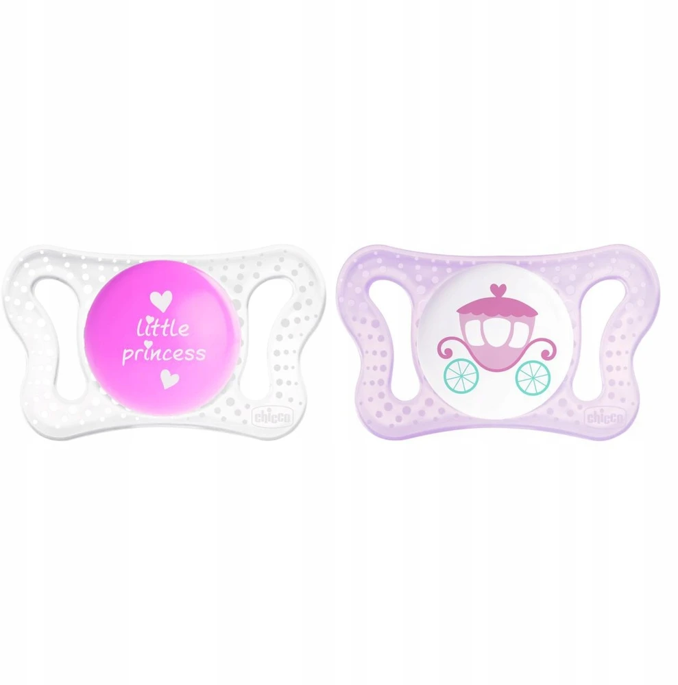 CHICCO PHYSIO MICRO Silikoonist lutt, 0-2m (Roosa)