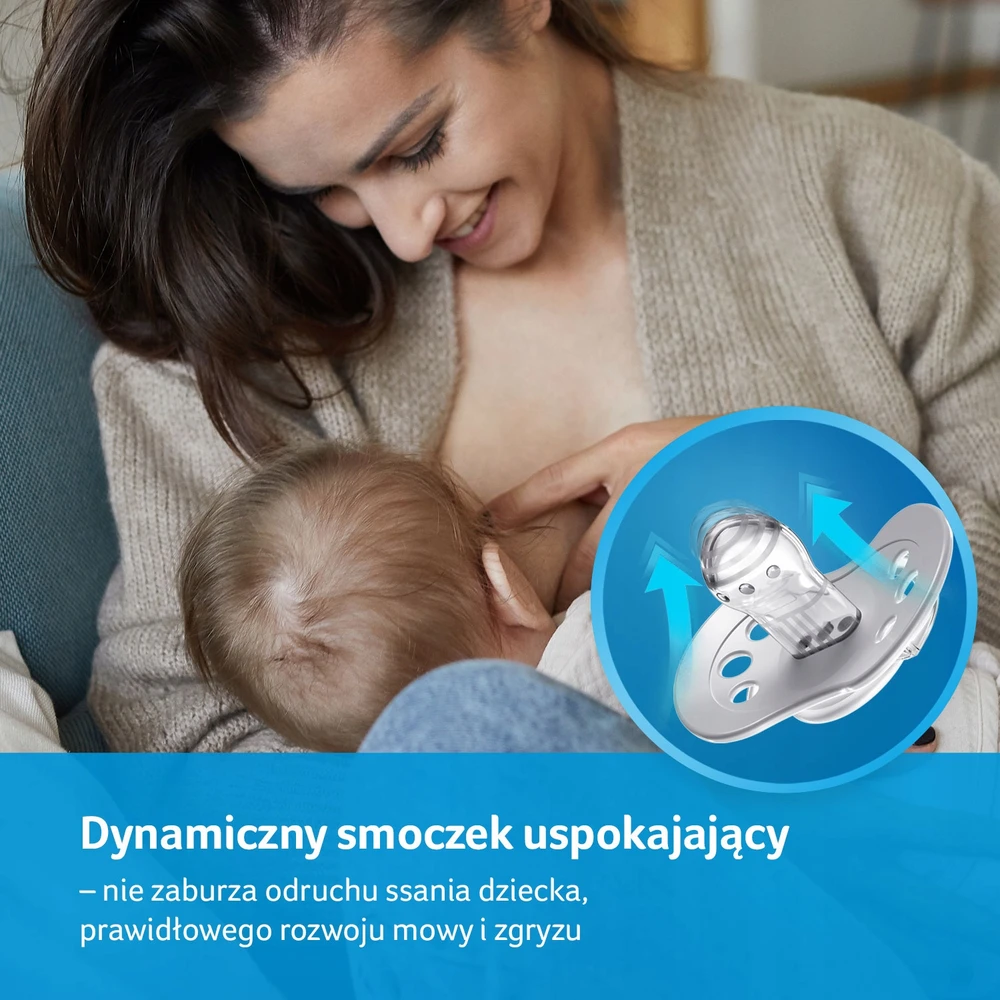 LOVI 22/871 Dinaminis silikoninis čiulptukas 6-18 m 2vnt Botanic Girl