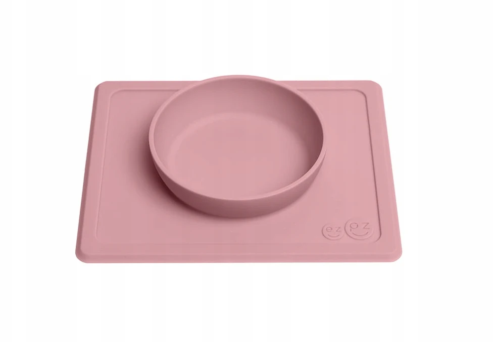 EZPZ Mini Bowl 2w1 pastelinis róż