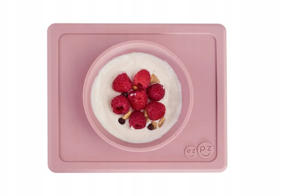 EZPZ Mini Bowl 2w1 pastelinis róż