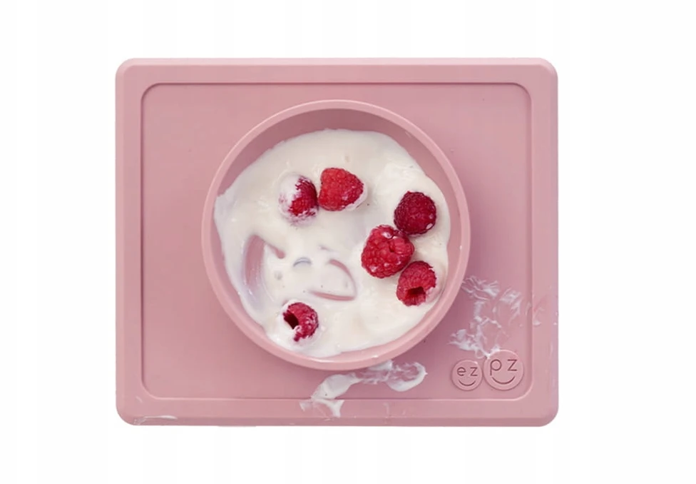 EZPZ Mini Bowl 2w1 pastelinis róż