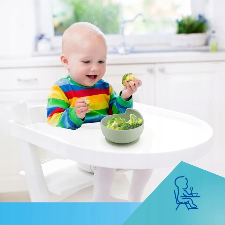 CANPOL BABIES Silikoninis dubenėlis su pritvirtinimu 330 ml, 51/400_creme