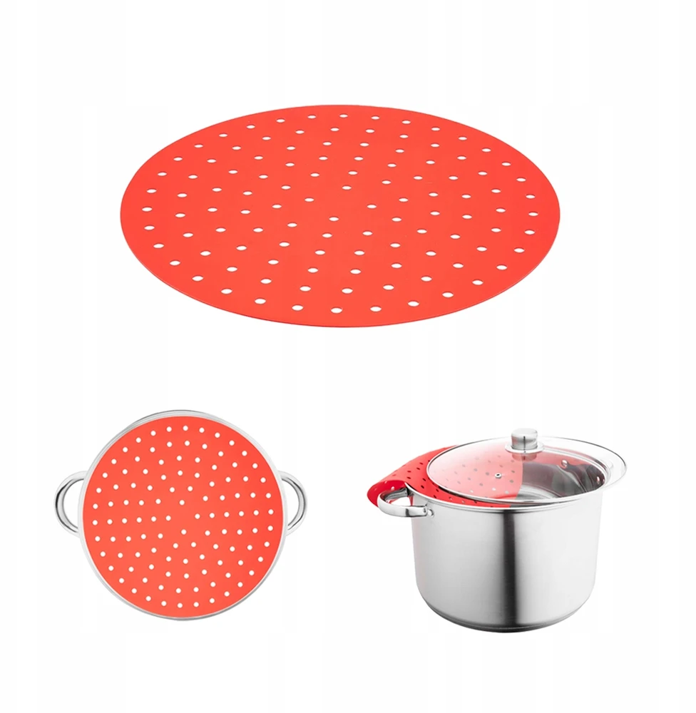 Silikoninis kilimėlis, apsauginis įdėklas virimo stiklainiams, Altom Design sietelis, 24 cm