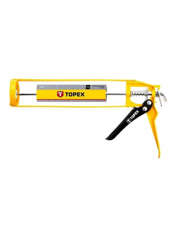 Silikoninis pistoletas TOPEX 21B245 (rėminis, plieno)