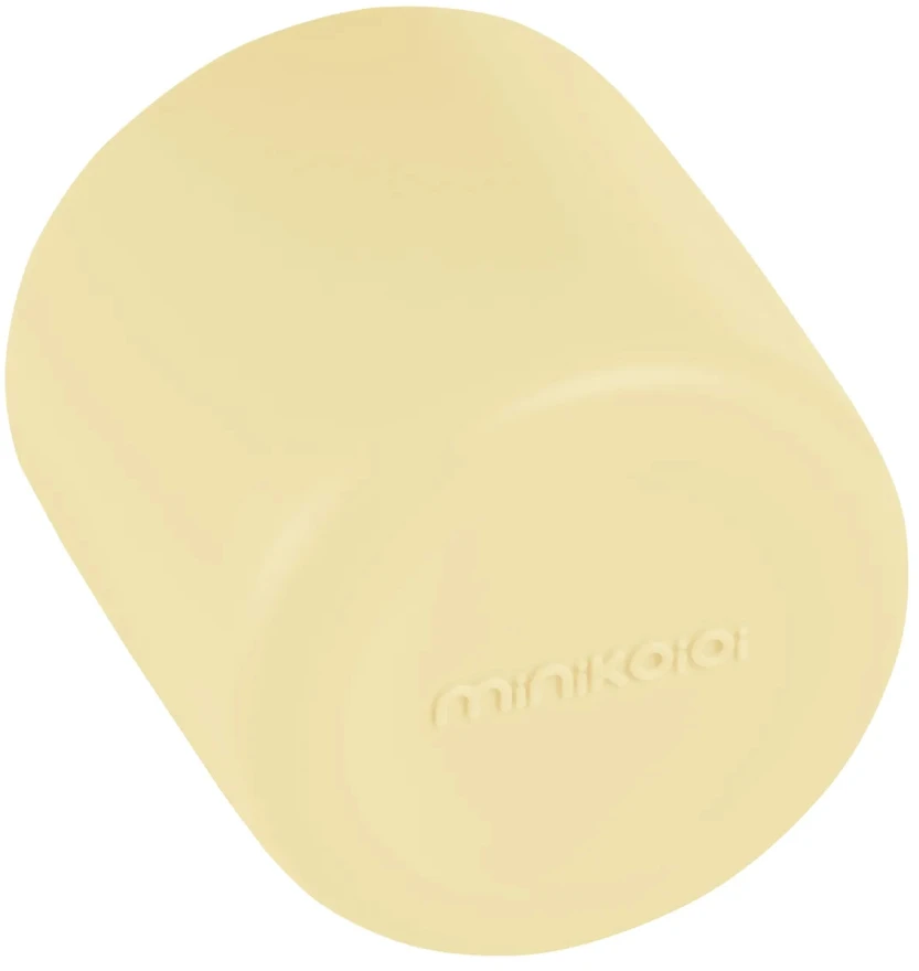 Silikoninis puodelis vaikams 180 ml 6m+ MinikOiOi Geltona