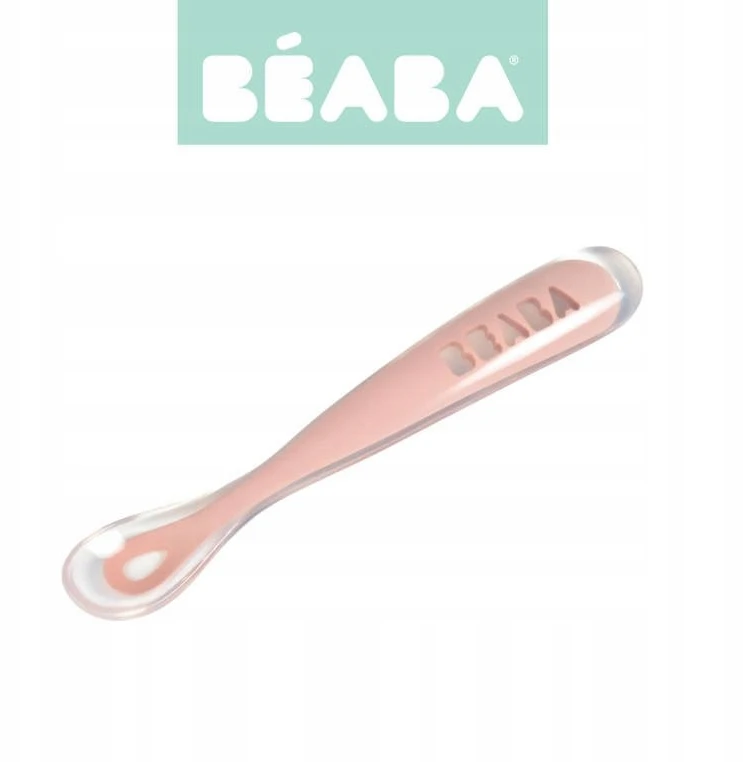 BEABA PRADINIO MAITINIMO SILIKONINIS ŠAUKŠTELIS 8+ MĖN., COTTON CANDY