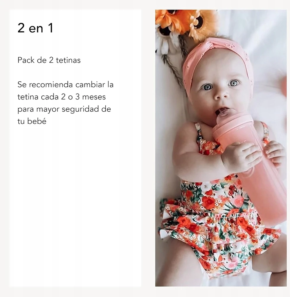 Silikoninis žindukas Twistshake Anti-Colic M, 2 mėn., 2 vnt.