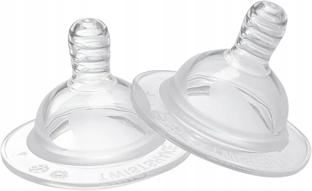 Silikoninis žindukas Twistshake Anti-Colic M, 2 mėn., 2 vnt.
