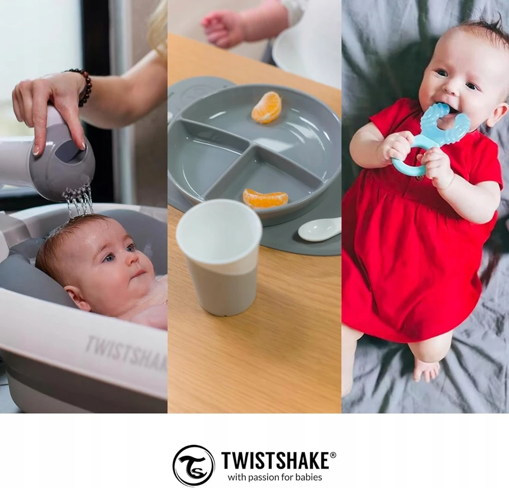 Silikoninis žindukas Twistshake Anti-Colic M, 2 mėn., 2 vnt.