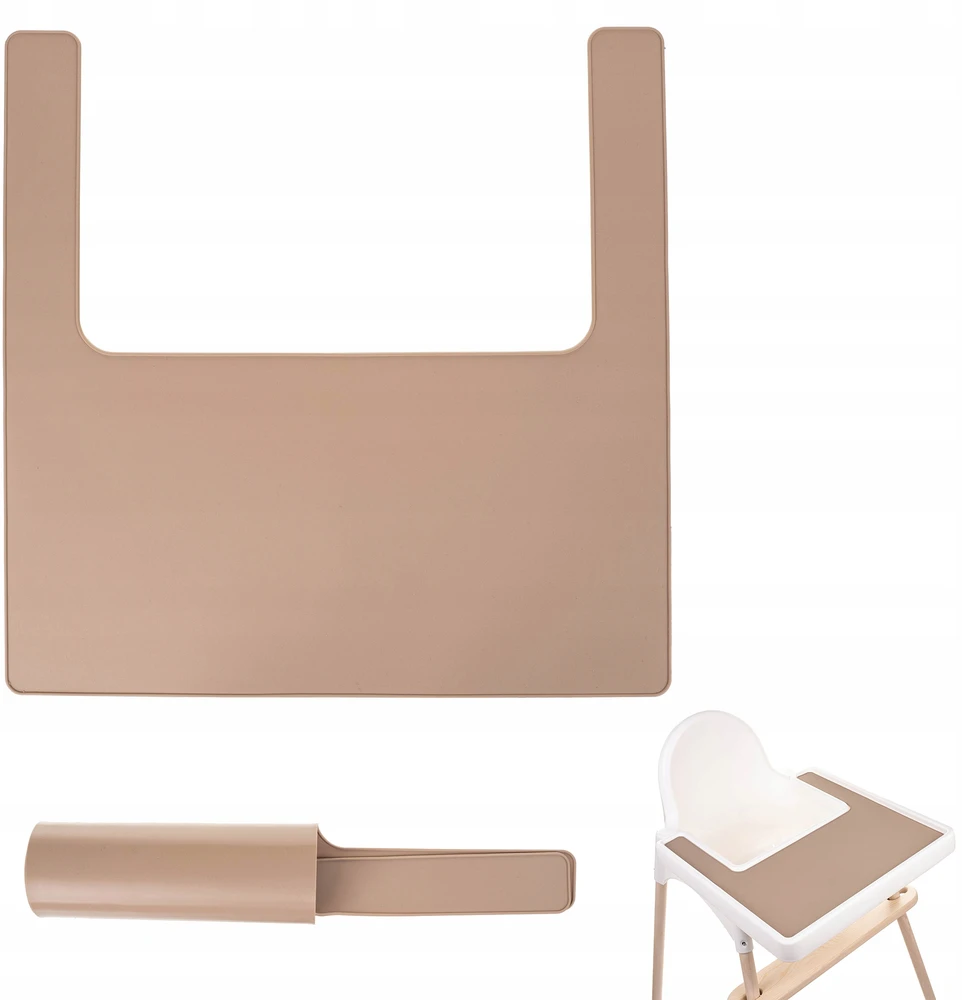 Silikono kilimėlis, skirtas IKEA Antilop aukštai kėdutei be BPA CAPPUCCINO aMami