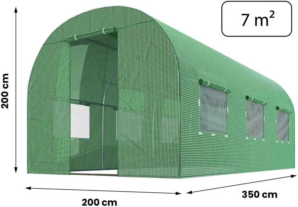 Šiltnamis 2x3,5 m (7 m2) Plonos