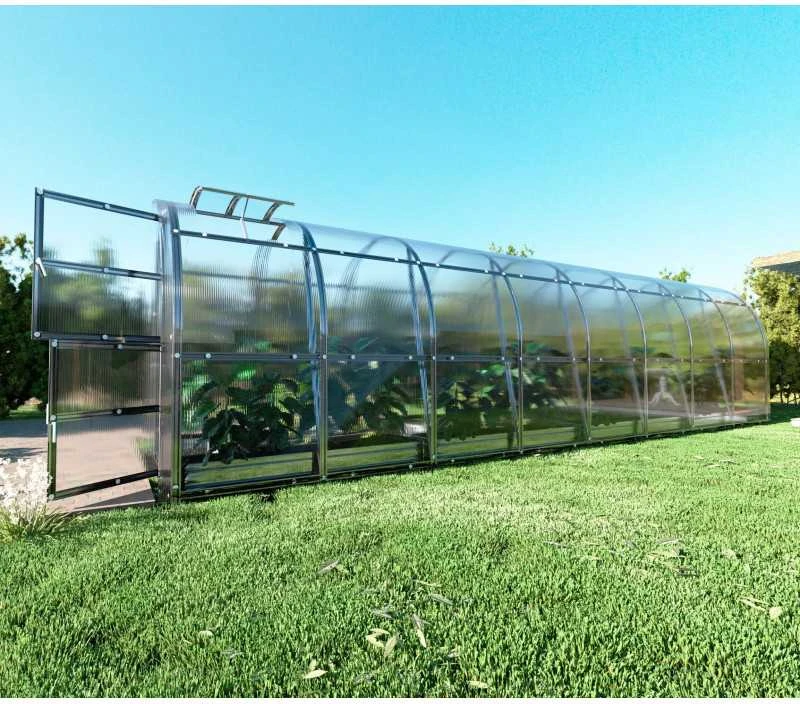 Klasika Greenhouses Šiltnamis KLASIKA Slim - 6 mm storio kanalinis polikarbonatas - 2 x 8 m (16 m²)